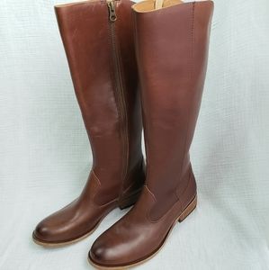 Kork-Ease tall saddle brown riding boots 6.5